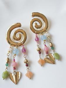 Boucles Spirale doré