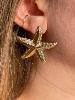 boucles étoile de mer petit doré