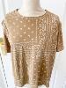 t shirt bandana beige 38 42