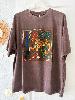 T shirt Panthère gris TU 36/ 46