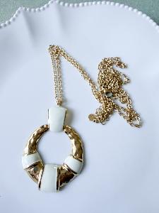 Collier sautoir Célia doré