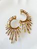 boucles Jill ocre doré