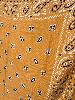 foulard bandana grand modèle moutarde