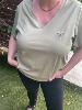 T shirt coeur kaki 44 46