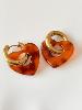 boucles Andy ambre doré