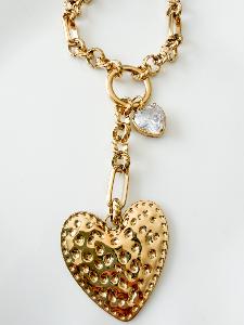 Collier Sophia coeur doré 