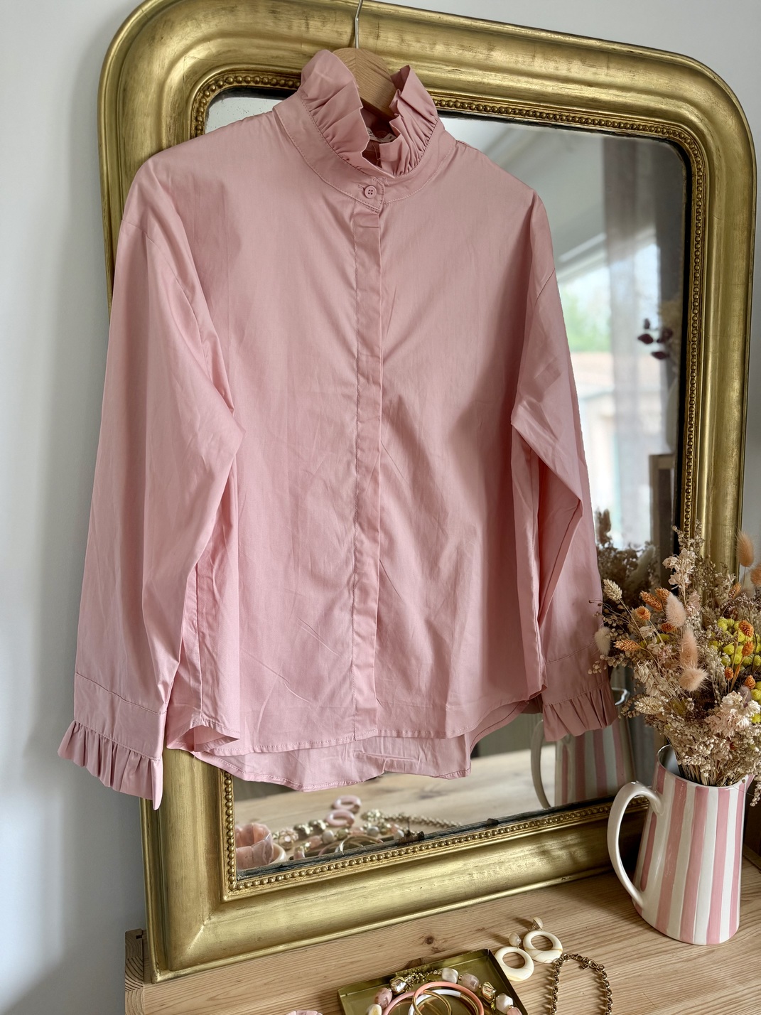 Chemise rose de la capsule Cricri M 40