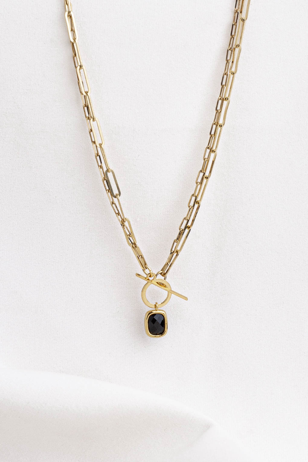 collier Vida noir doré de Shlomit Ofir