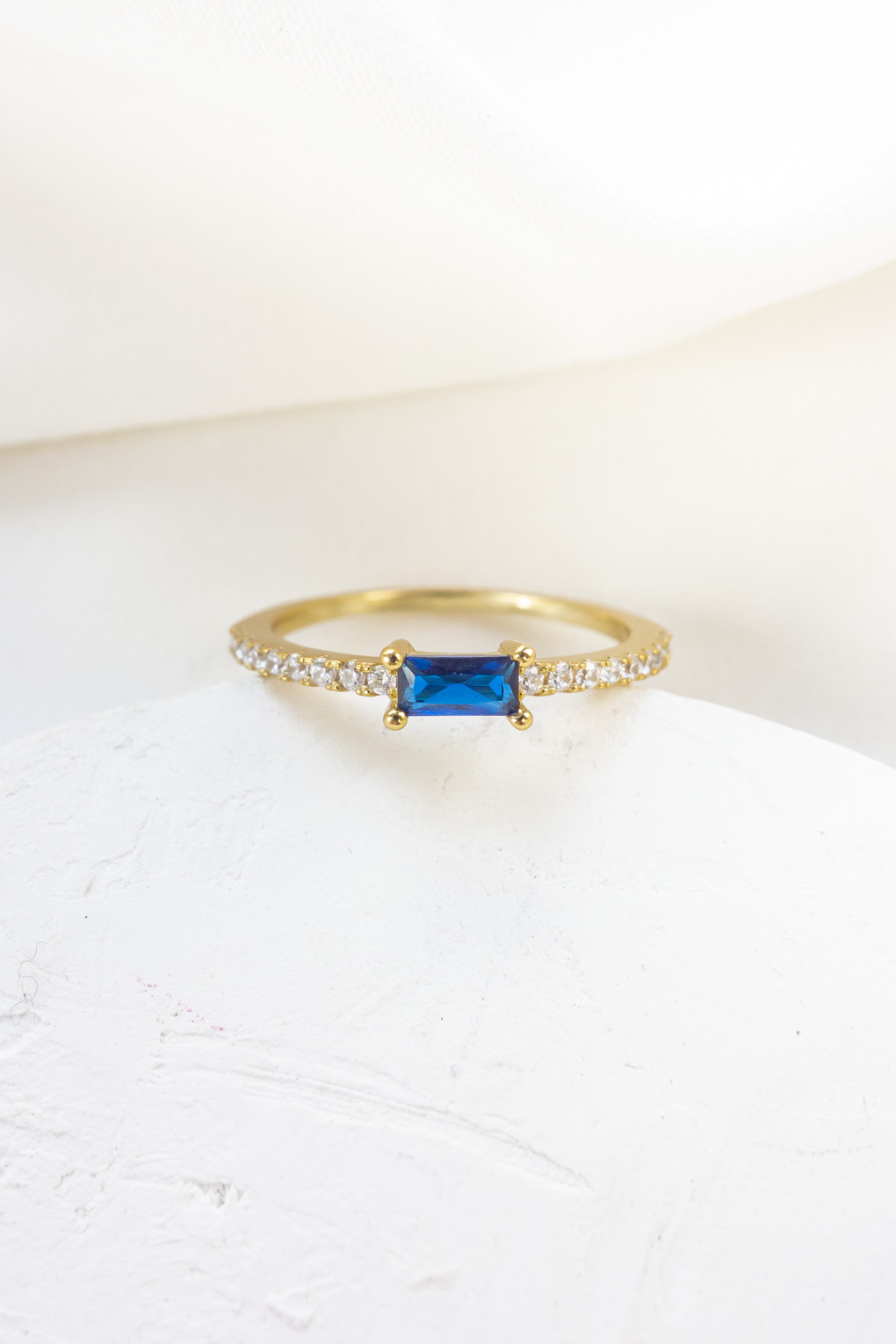 bague Ryan M bleu doré Shlomit Ofir