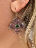 Boucles Vivi mauve doré