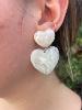 boucles Rosanna blanc doré