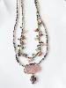 Collier pierres Flavia doré