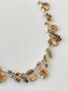 Collier Millie doré argenté
