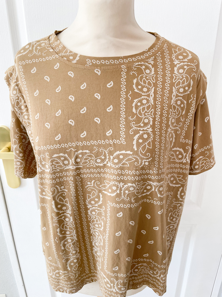 t shirt bandana beige 38 42