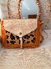 Sac panthère doré cuir 