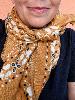 foulard bandana grand modèle moutarde