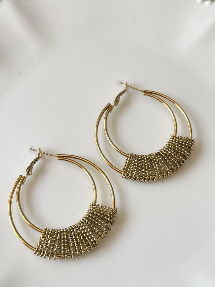 boucles créoles Gina doré