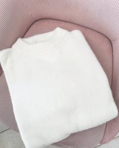 pull Baby alpaga crème