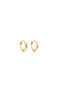 boucles Ryan hoop small poudre doré de Shlomit Ofir