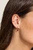 boucles Blaire hoop noir doré de Shlomit Ofir